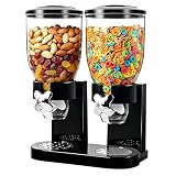 YuLiMirich Cereal Dispenser 2L, Luftdichter Müslispender für die Organisation des Küchenvorratsraums, Müslispender 2er Set Luftdichte Behälter für Müsli, Reis, Körner, Süßigkeiten, Kaffebohnen