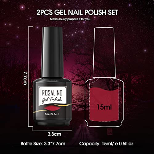 ROSALIND Bianco Rosso Colori Smalto Semipermanente...