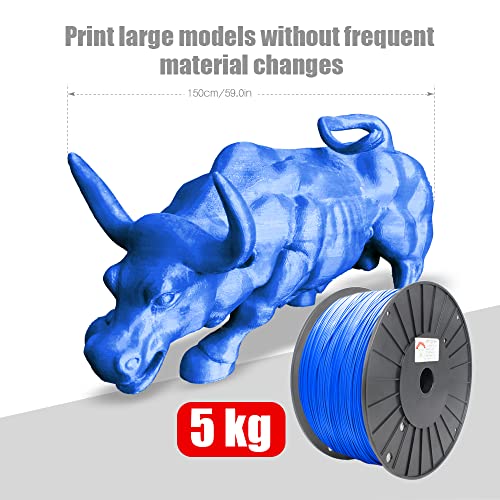 Image of Reprapper Blue PLA 1.75mm Filament for 3D Printer (± 0.03mm) 11lb (5kg)
