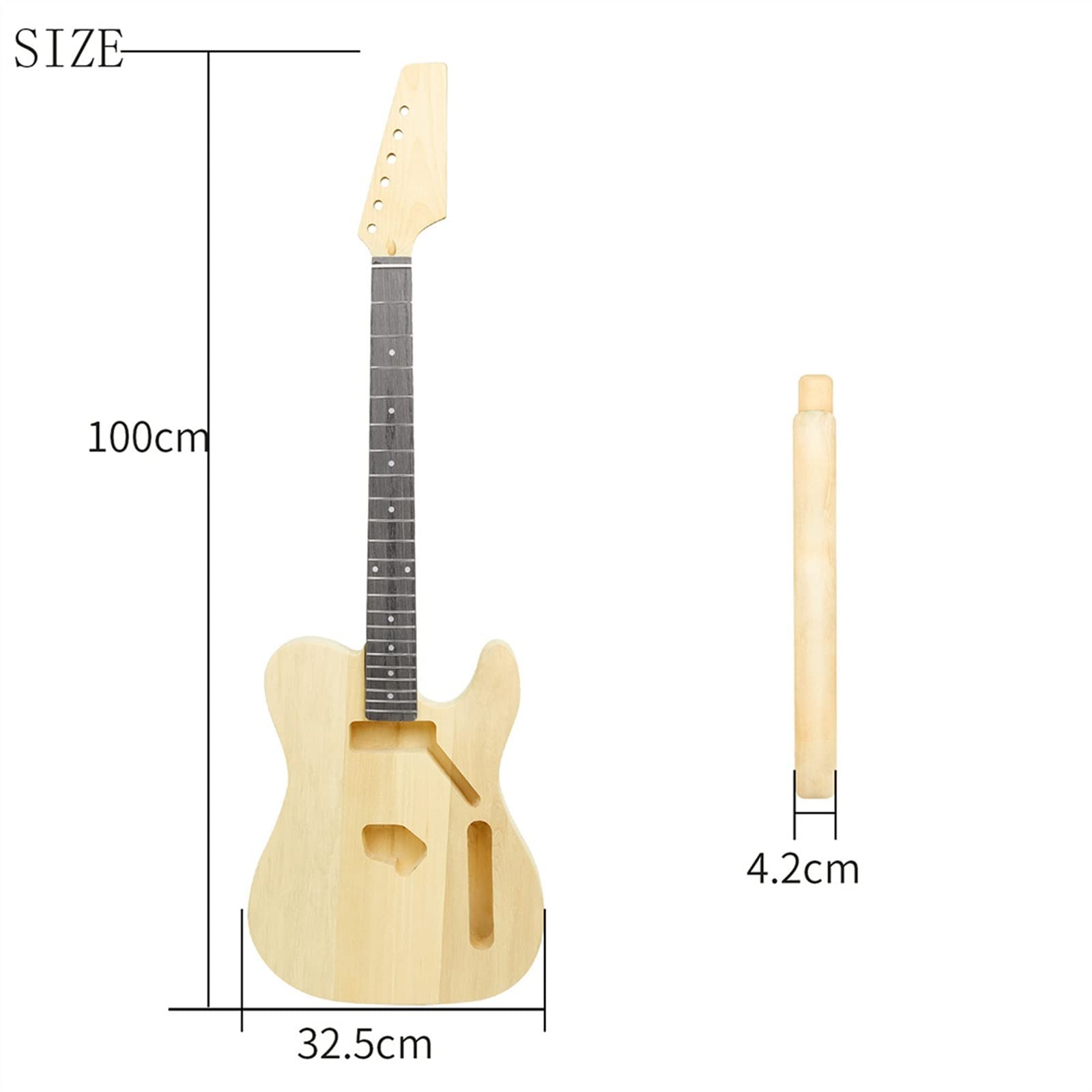 Profesjonalny zestaw do gitary elektrycznej Półwykończona Gitara Elektryczna Zestaw Do Samodzielnego Montażu Gitary Elektrycznej Ręcznie Składana Gitara Początkujący Grają Na Gitarze Zestaw gitarowy D