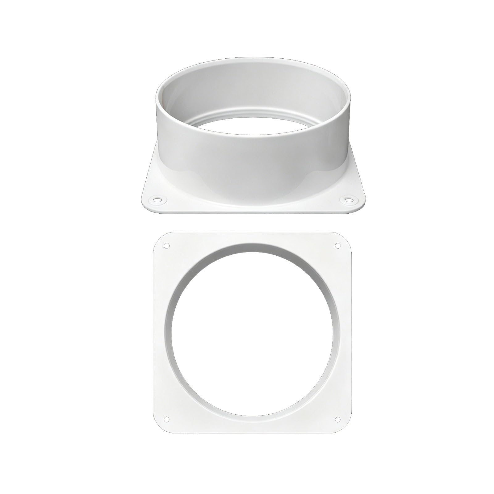 Air Duct Flange Fitting Dryer Vent Wall Plates Air Dryer Vent Wall Plate