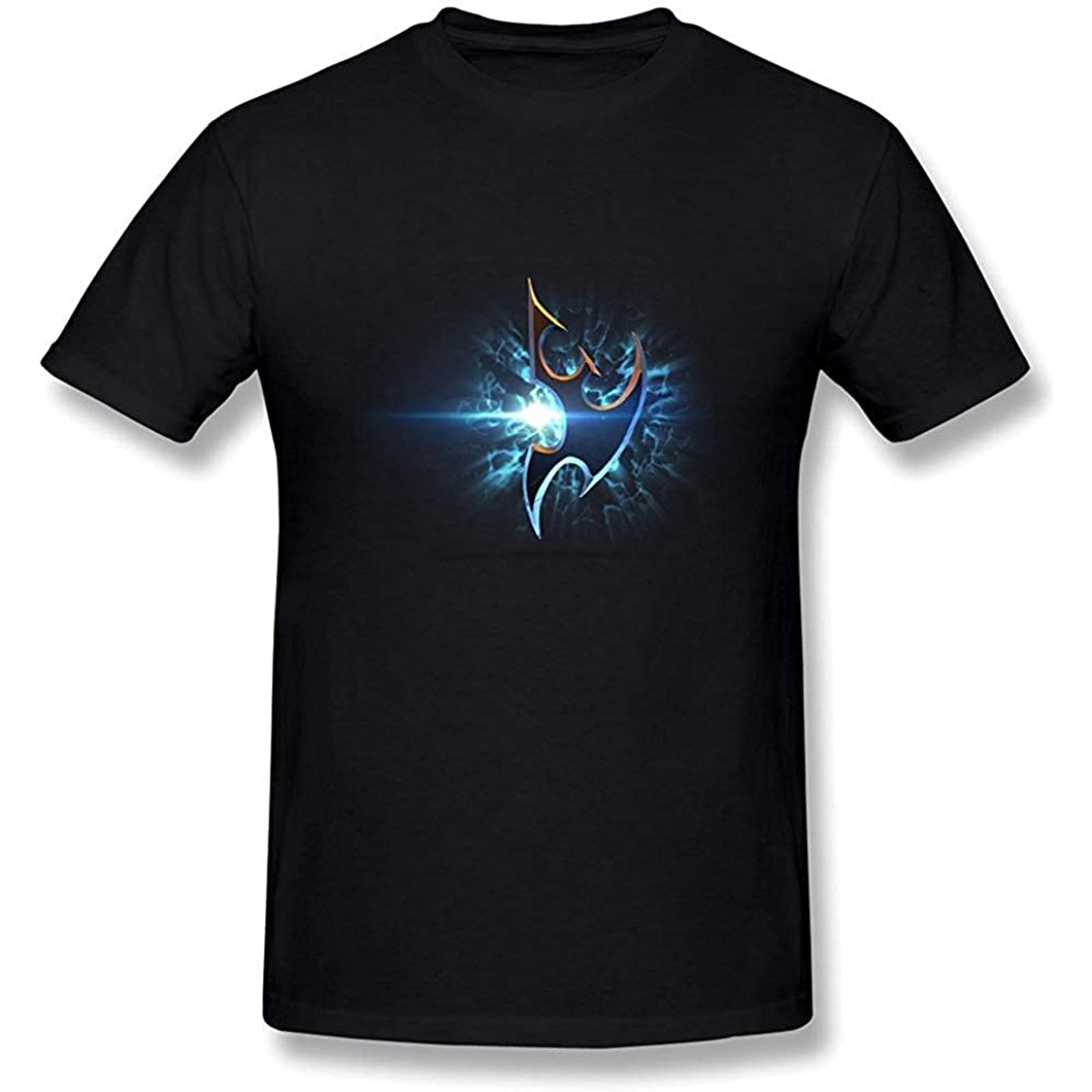 HAITUNMen's Starcraft Protoss Logo T-Shirt Black 3XL
