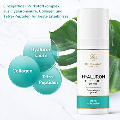Bioscara Hyaluron Creme Gesicht 50ml – Antifaltencreme