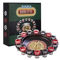 Premier Housewares Trinkspiel, Roulette, 16 Schnapsgläser