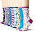 Betsey Johnson Women's Roses Crew Socks Gift Box 9-Pack