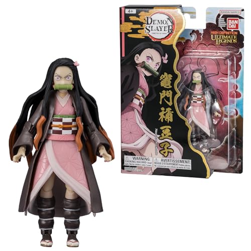BANDAI - Ultimate Legends HD - Figurine d'action Demon Slayer 12 cm - Nezuko Kamado - Licence Officielle Demon Slayer - Figurine articulée Nezuko - Jouet Enfant 4 Ans et + - VE88966