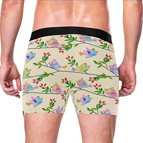 Ropa interior para hombre bóxer elástico calzoncillos cómodos Vnurnrn flores pack de 2 3
