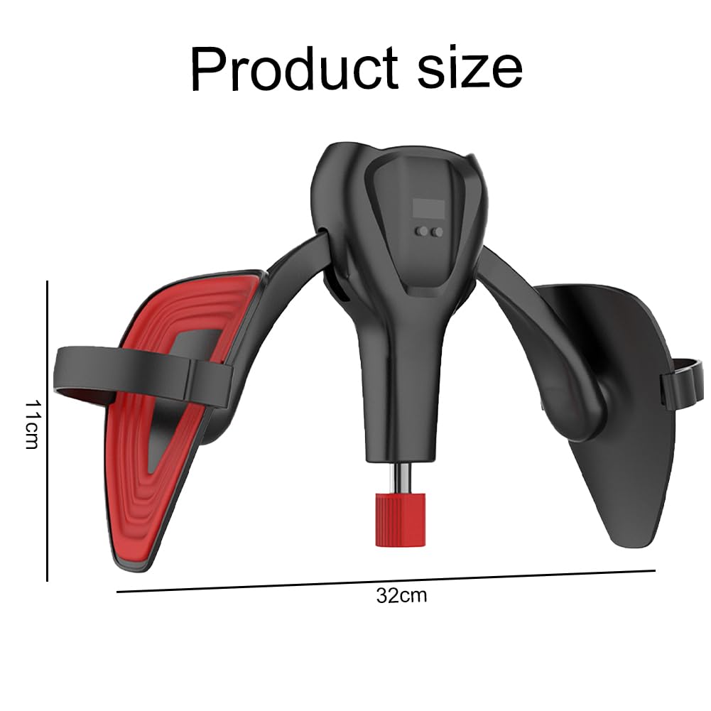 Allenatore per Cosce, Rotante 360° Allenatore Pavimento Pelvico con Contatore, per Uomini e Donne, da 0 a 50 kg, Resistenza Regolabile Interna Della Coscia, Attrezzo per Glutei e Interno