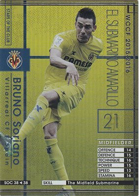 Amazon.co.jp: WCCF/15-16/SOC 38/ブルーノ・ソリアーノ : スポーツ