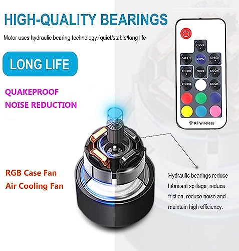 USB RGB LED Cooler Cooling Fan Pad Stand Accesorios con Control Remoto inalámbrico para PS4 Playstation 4 Xbox One Consolas CoolingfanGroup