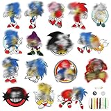Bügelflicken Kinder, 16 Stück Flicken zum Aufbügeln Aufnäher Bügelsticker Textilaufkleber Kinder Erwachsene Lässig Patches Reparieren von Jeans Kleidung Schuhen Hüten und Rucksäcken