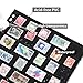 10 Sheets 20 Pages Postage Stamp Album Pages, 8 Pockets 7.7X 1.18in Stamp Collection Inserts, 9 Hole Standard Stamp Collecting Album Sleeves for Stamp Collection Binder IS010810