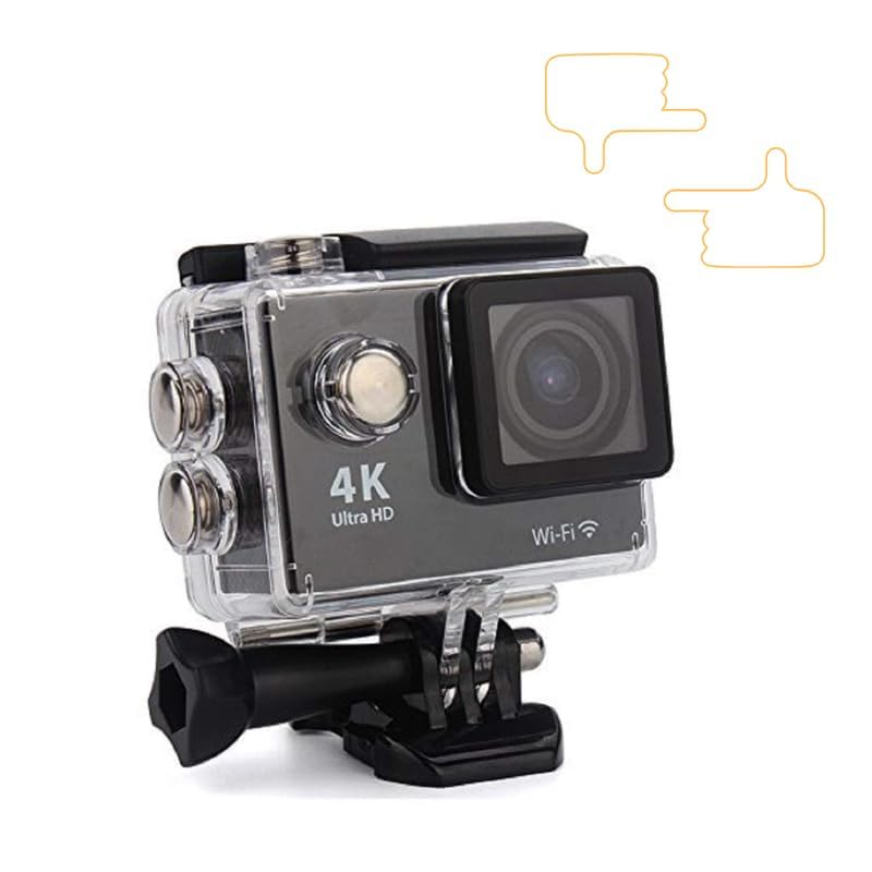 Drumstone 𝟏𝟔-𝐘𝐞𝐚𝐫 𝐖𝐚𝐫𝐫𝐚𝐧𝐭𝐲 -4K Action Camera Ultra HD – Waterproof Sports Cam with 170° Wide Angle Lens, Dual LCD Screens, 1080p Video Recording | Best Camera for Travel & Outdoor Sports-image-45