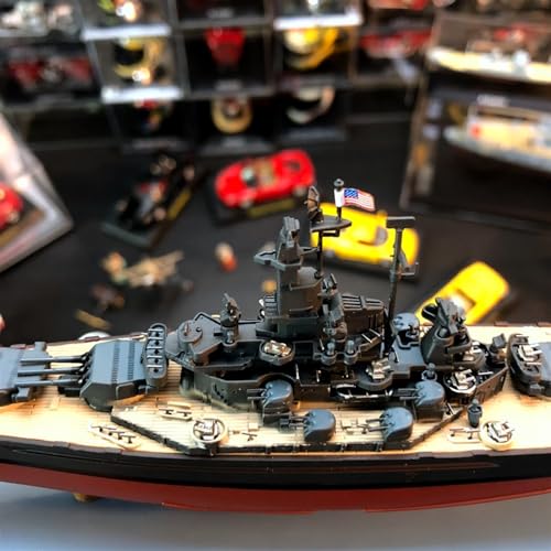 Model Ship Model Die-Cast Battleship Model Suitable For South Dakota Battleship Warships World War II Ships Alloy Miniature Decorations Static Finished Ship Models Adult Collection Office Desktop Deco - Image 6