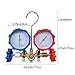 Bocarmo 5FT AC Diagnostic Manifold Freon Gauge Set for R410A R404A R22 R134a R12 R22 R502, Refrigerant AC House Air Condition HVAC 60