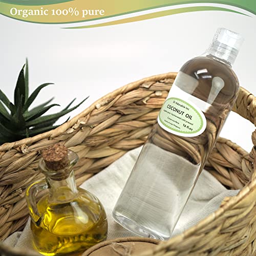 Dr Adorable - 16 oz - Fractionated Coconut Oil - 100% Pure Natural Organic