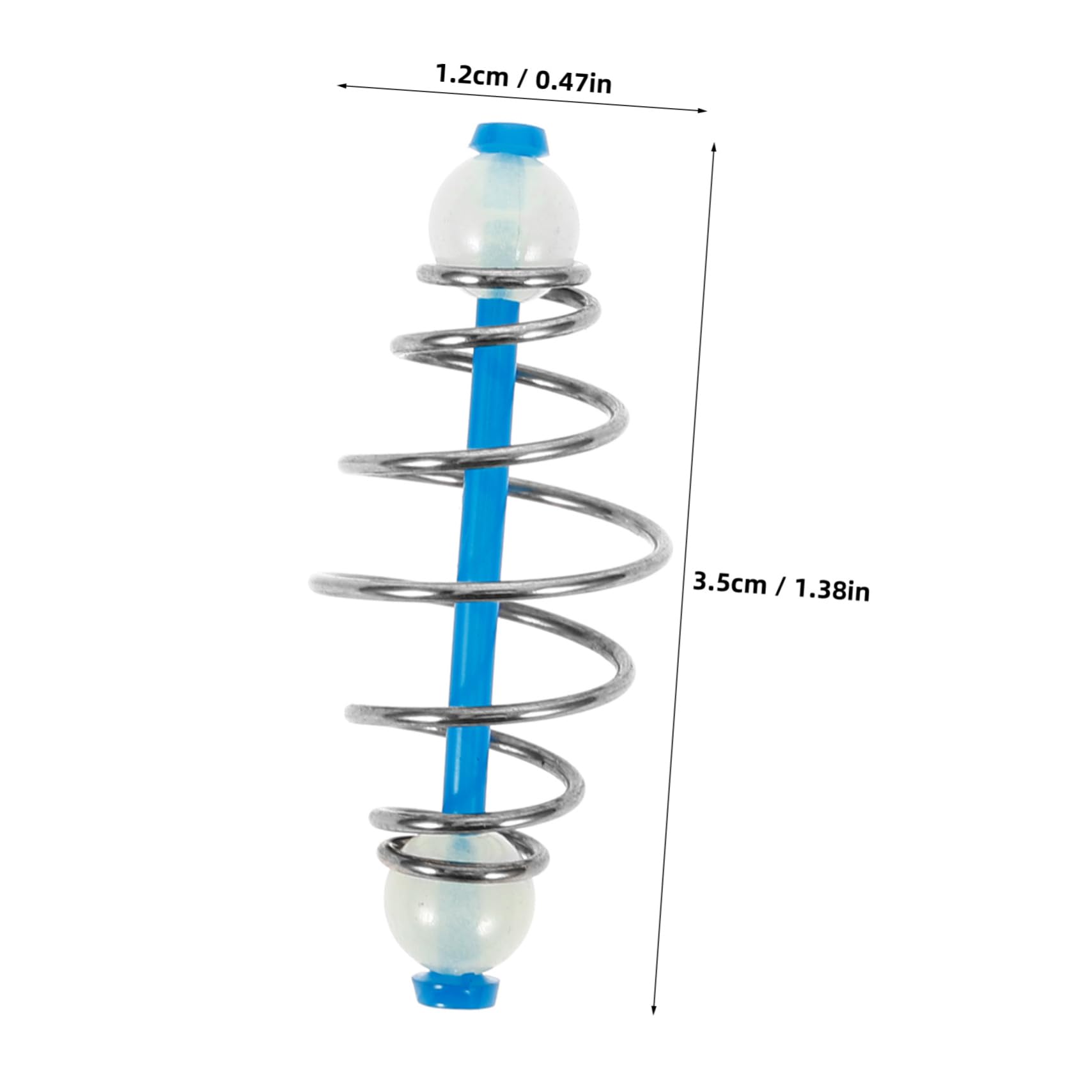 TOGEVAL Method Feeders for Carp 20pcs Wear-Resistant Inline Bait Fishing Feeder Tool Carp Fishing Equipment