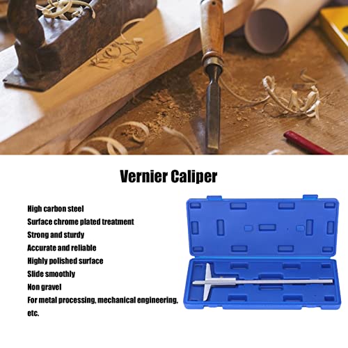 Calibrador Vernier para Profundidad en Acero al Carbono 0.02mm miniatura 2