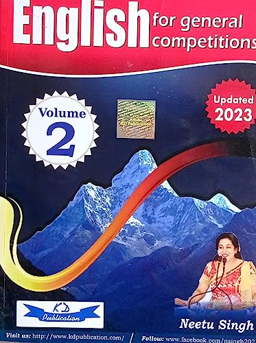 Engish For General Competitions By Neetu Singh Volume 2 Only NVB+63624444455525