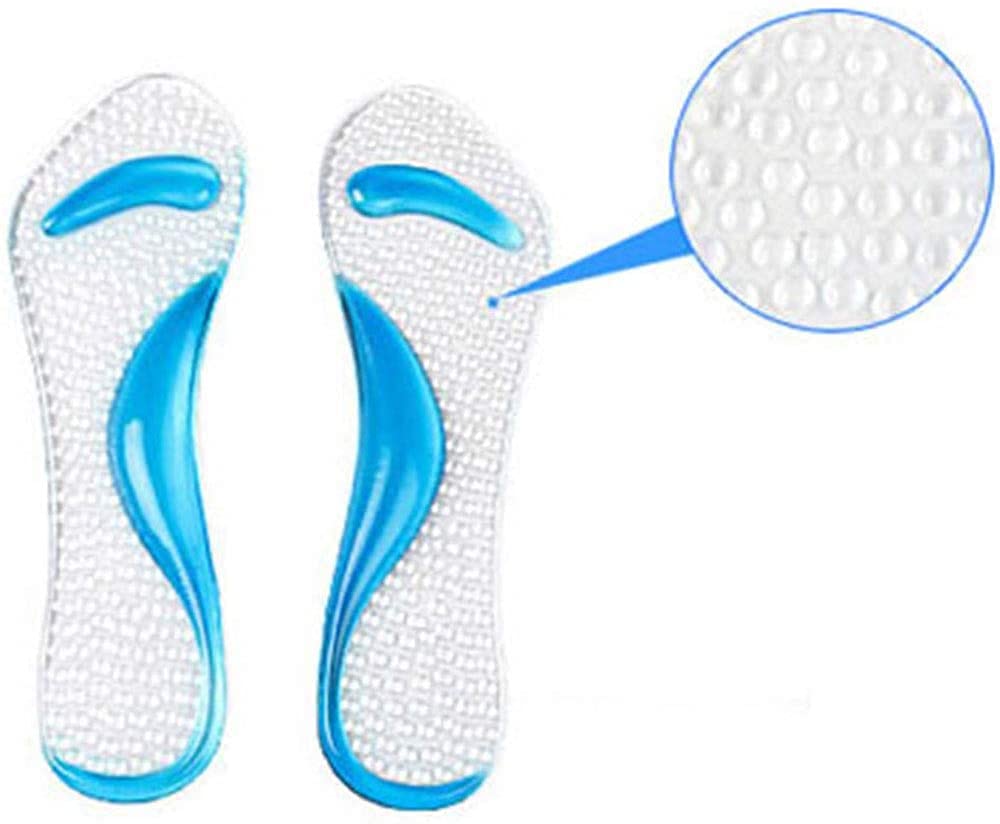 PedimendTM, 6 solette in gel con supporto per arco plantare e cuscinetto per dita a martello