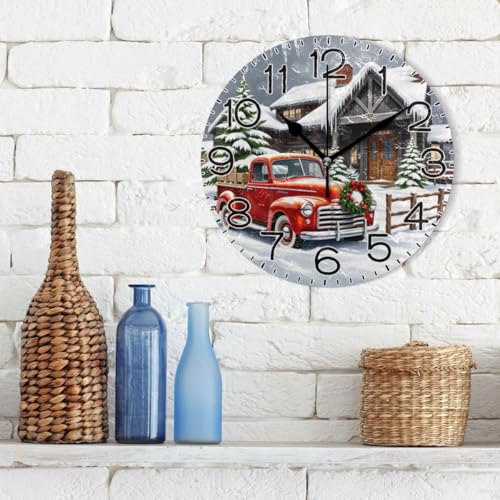 Reloj de pared redondo silencioso ALAZA 10 pulgadas miniatura 3