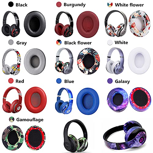Studio 3.0 Replacement Earpads Studio 2.0 Ear Pad Cushion Cover Compatible With Beats By Dr.dre Studio 2 Wired/Wireless & Studio 3 Over-Ear Headphones (Studio2-Blue) #TOP5