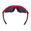 DSC Polypropylene Passion Polarized Cricket Sunglasses (Red) gallery image