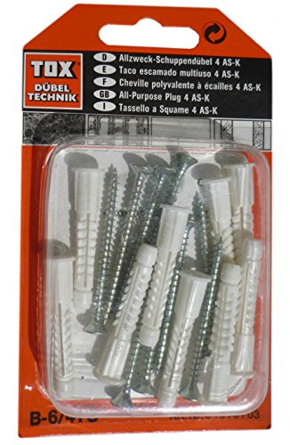 Preisvergleich Produktbild TOX Allzweck-Schuppendübel 4 AS-K B-6 / 41S (9 Stück)
