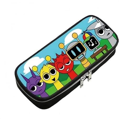 スプランキーなペンケース、ペンバッグ、ペンポーチ、文房具ケース、筆立て、鉛筆ケース、ペンケース、筆箱、ペンポーチ、大容量、ペンバッグ、ツールバッグ、スプランキー、文房具ケース、ペンケース、ペン箱 (A)