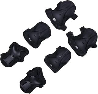 INOOMP 1 Conjunto De Protetores De Joelho Para Motocicleta Motocross Protetor De Peito Adulto Scooter Joelheira Cotoveleira Engrenagem Scooter Ciclismo Cotoveleiras Patinação Joelheira