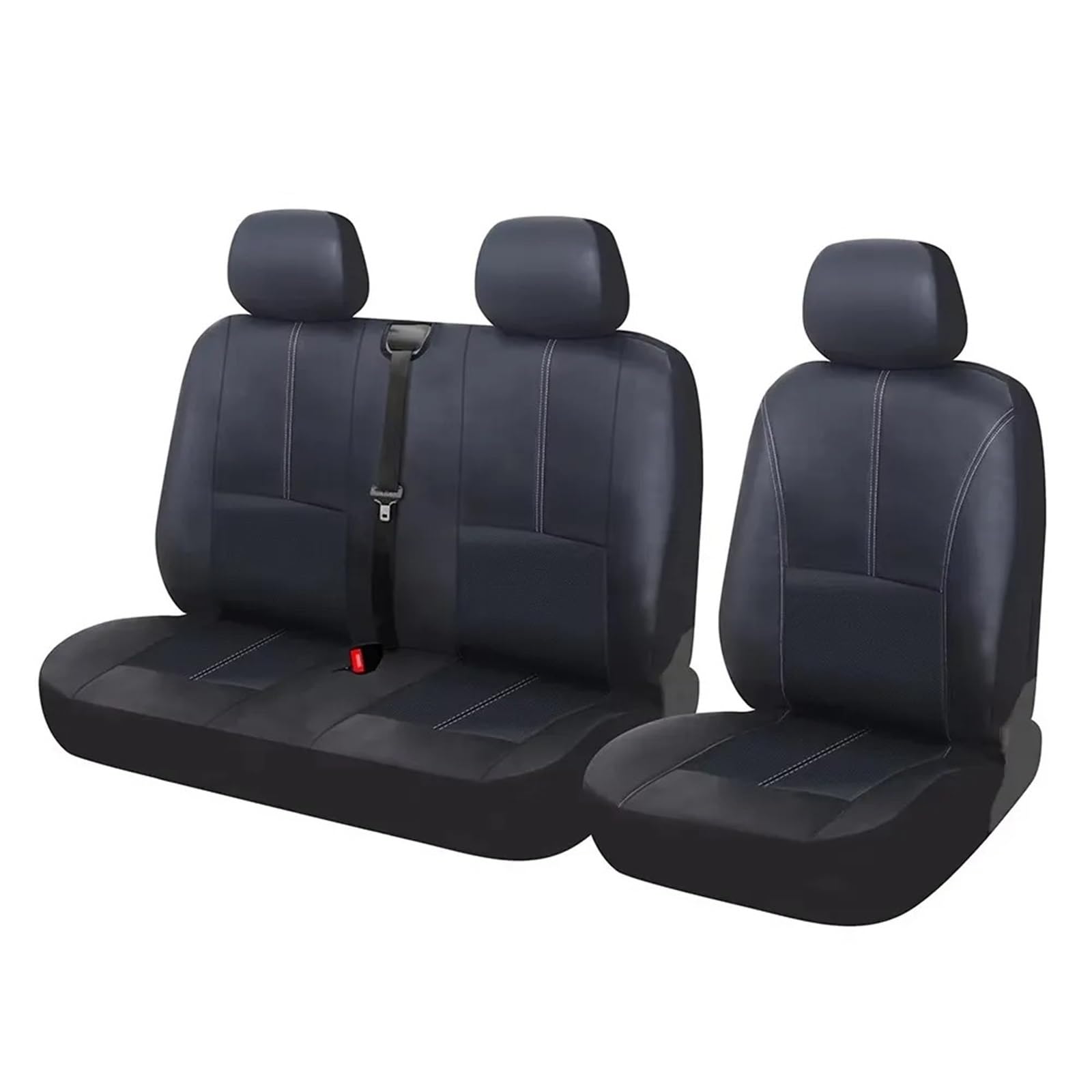 Fundas de asiento delantero doble e individual para viajes confortables en autobús 8