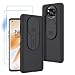 Produktbild Yutwo Handyhülle für Xiaomi Poco X3 NFC Hülle,Poco X3 Pro Hülle mit Kameraschutz - Kamera Schutz mit Schieber Stoßfest Schutzhülle für Xiaomi Poco X3 NFC/X3 Pro Case [2 Panzerglasfolie] - Schwarz
