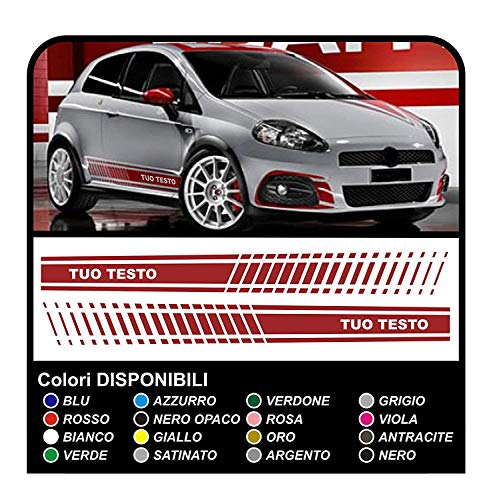 Kit completo adesivi fiancate e paraurti super
