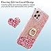 Feyten Funda para iPhone 12 Pro MAX [2-Unidades Cristal Vidrio Templado],Glitter Moda...