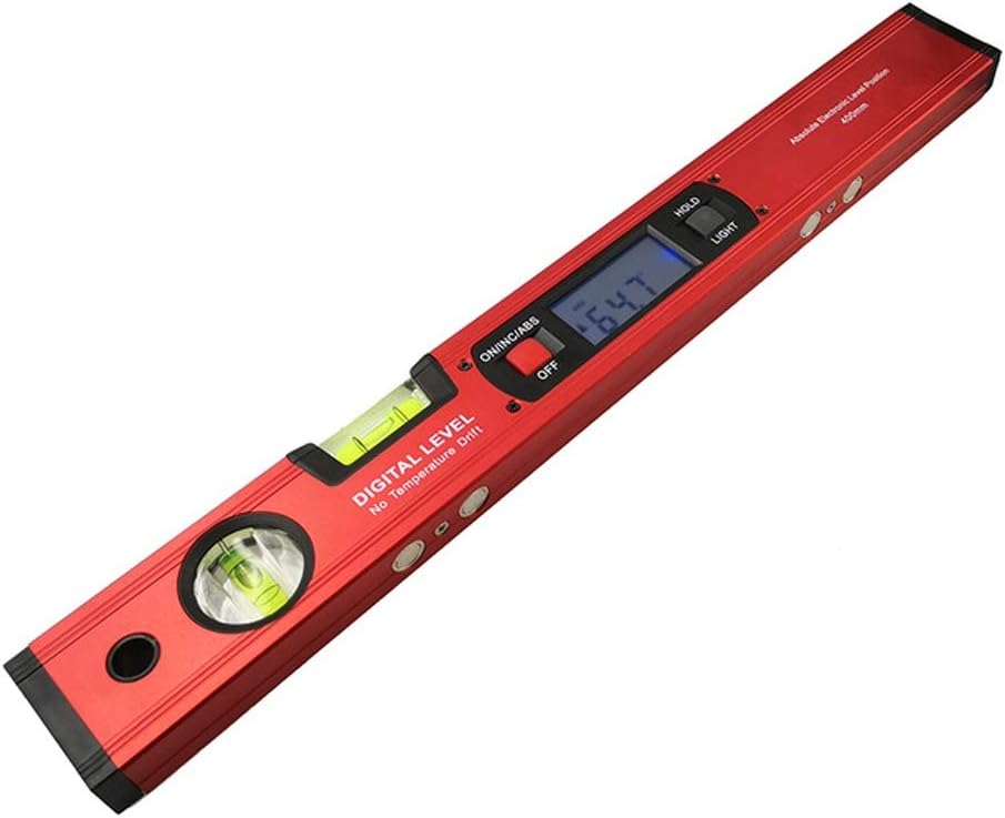 HBJWOV Digital Protractor Angle Finder Inclinometer Electronic Level 360 Degree with Magnets Level Angle Slope Test Ruler 400mm