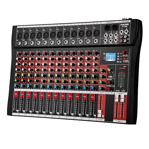 FULUODE 12 Channel Mixer Console