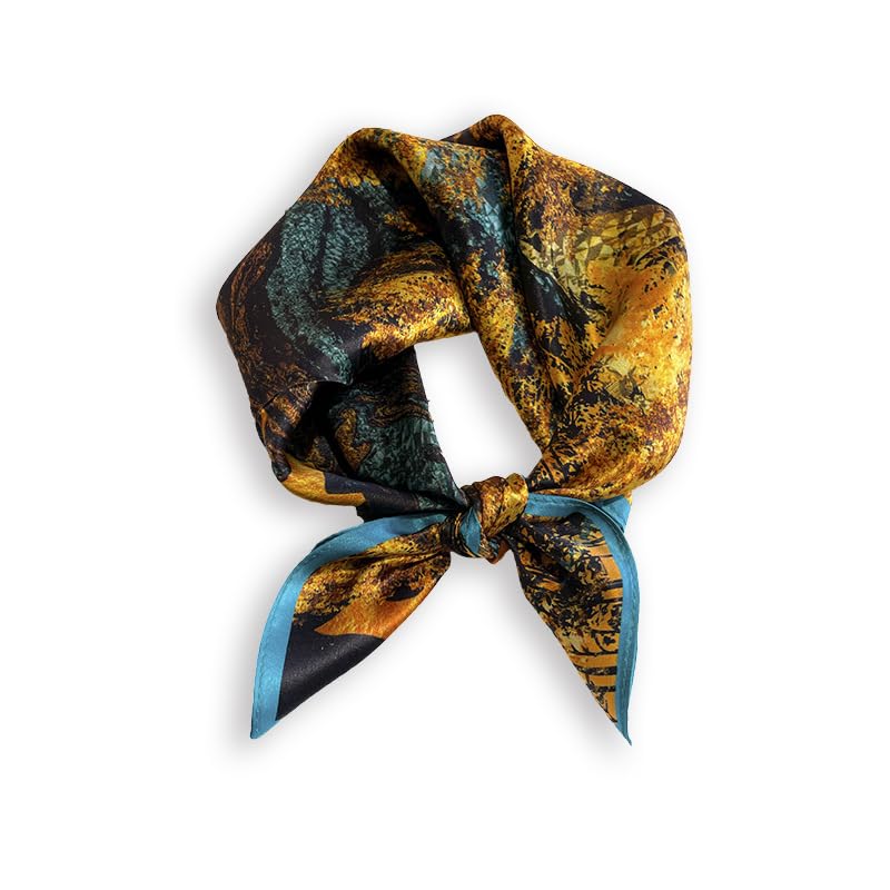 Mulberry Silk Scarfs Women Small Square Scarf 21