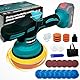 bycpower Poliermaschine Auto für Makita 18V LXT-Serie Akku, 27pcs Auto poliermaschinen Set, 6 Zoll Orbital Auto Politur mit 8 Variablen Geschwindigkeiten für Wachsen/Autodetaillierung (Ohne Akku)