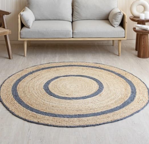 Tapis en jute tissé main d'exception pour une décoration durable