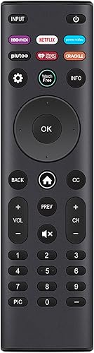 XRT140-V5 Control remoto inteligente de repuesto para televisores Vizio D, M, P, V Series - Watchfree con HBOMAX, Netflix, Prime Video y más