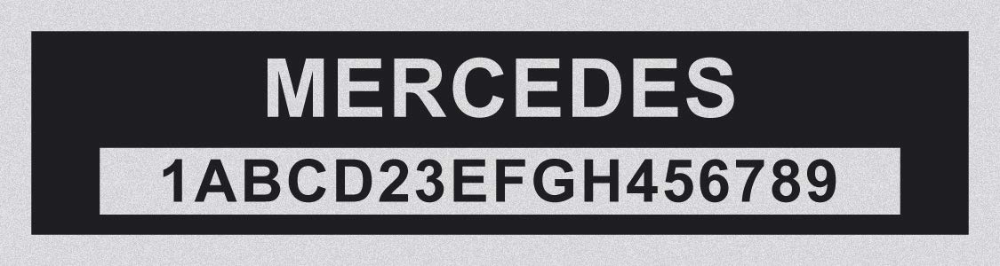 Amazon.com: Custom engraved ID Tag-Compatible with Mercedes