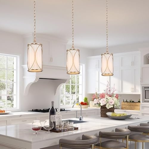 Bed Bath & Beyond Modern Gold 1-Light Metal Kitchen Island