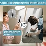 20-Piece Crevice Cleaning Brush Set - Multifunctional Kit with Precision Brushes, Scraper&Shower Cleaner Brush for Car, Kitchen, Bathroom, Grout, Sink, Cup, Teapot, Bottle, Blender, Corners &More - Image 4