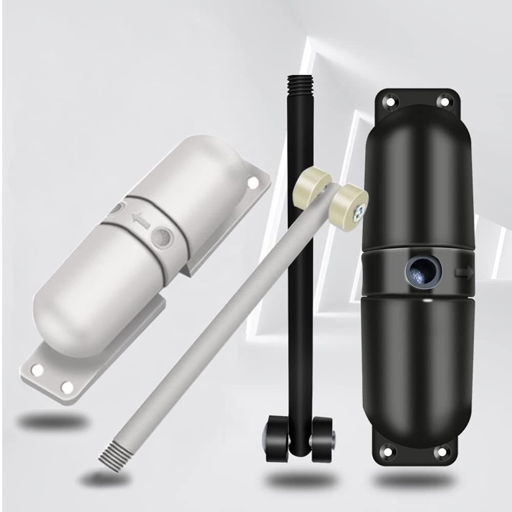 Automatic Spring Door Closer, Quiet Auto Door Closing for Door Weights 10-60kg - Image 3