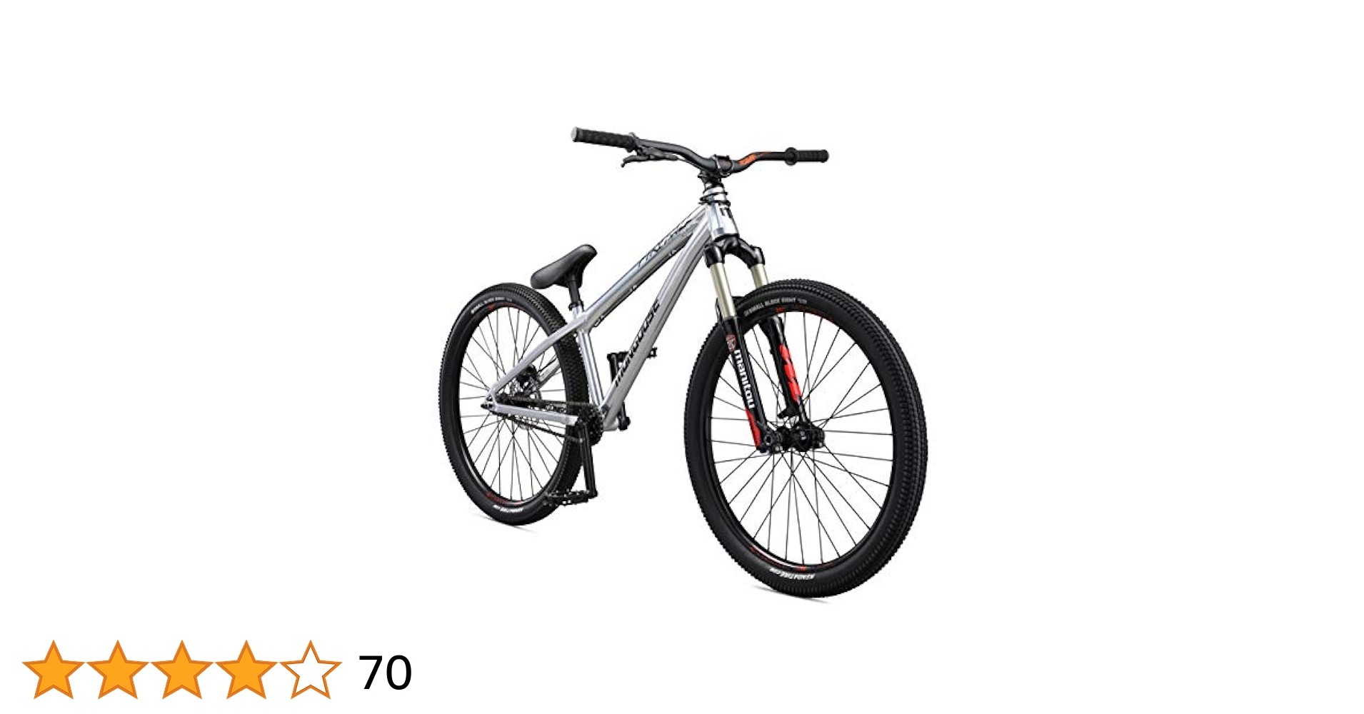 自転車本体 Mongoose Fireball SS Dirt Jump MTB 26in Mongoose Fireball Dirt Jump Mountain Bike, 26-Inch Wheels