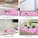 JSXZWOO Cat Litter Mat for Litter Box, Silicone Large Cat Litter Trapping Mat - 28x19 in, Waterproof & Non-Slip, Durable & Easy Clean, Pink