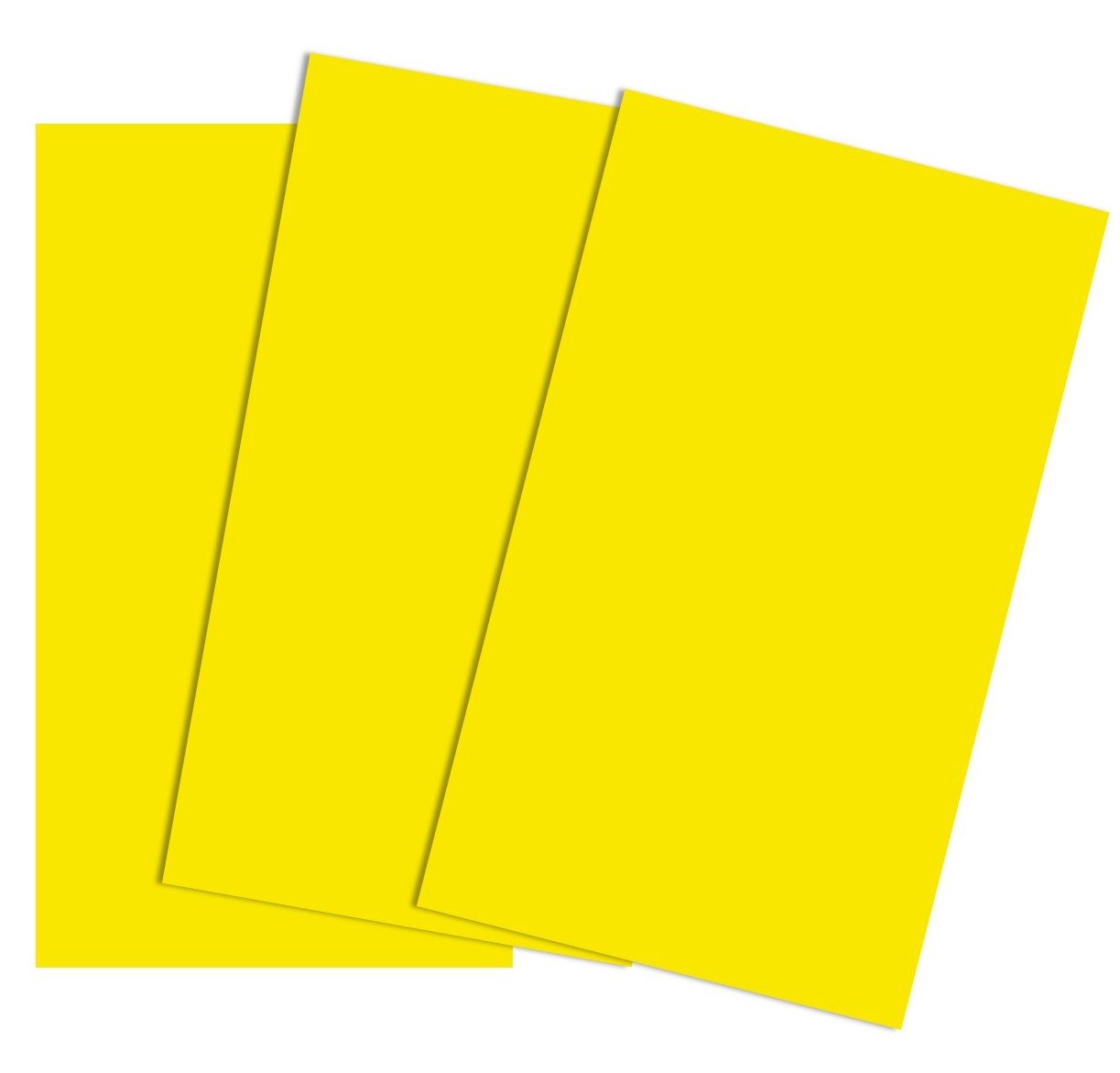 House of Card & Paper A2 220 GSM Coloured Card - Yellow (Pack of 50 Sheets), HCP282