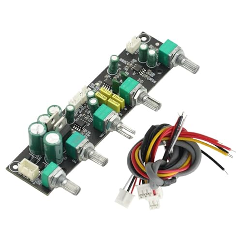NE5532 Subwoofer Preamplifier Tone Board 2.1 AC12V-15V Preamp Treble Bass Ultra Low Frequency Independent Adjustment