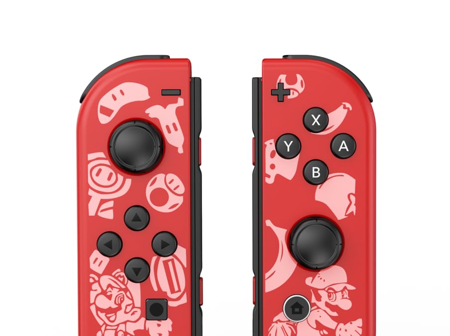 Mhwlhbx Générique Manette pour Swich, Remplacement Manette snas fil L/R Switch compatibles avec Switch/Lite/OLED, supportant le contrôle de mouvement/réveil/vibration double-Rot