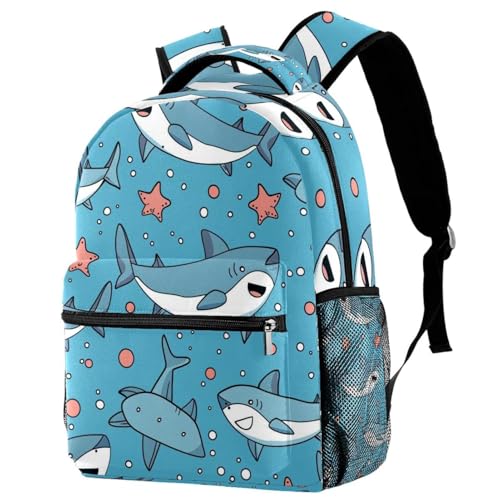 Sac à dos de voyage avec motif requin pour vos weekends et sorties en ville